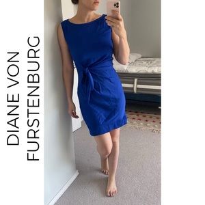 DVF New Della Silk Wrap Shift Dress